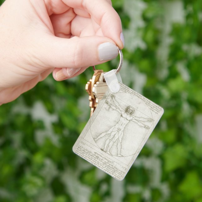 Leonardo da Vinci's Vitruvian Man Key Ring (Hand)