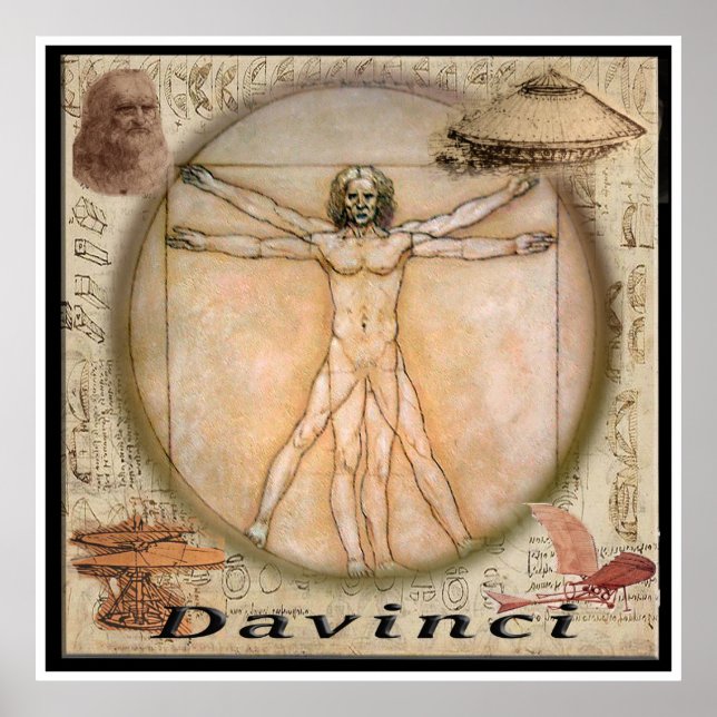 Leonardo Davinci poster (Front)