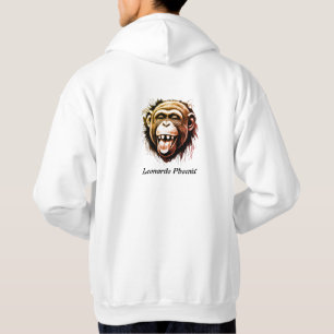 Leonardo Phoenix Monkey – A Whimsical Fusion Hoodie