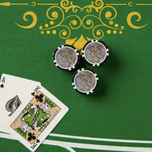 Leonardo’s Helmeted Warrior Poker Chip