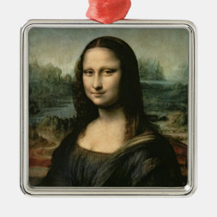 Leonardo Vinci Mona Lisa, c.1503-6 Metal Tree Decoration
