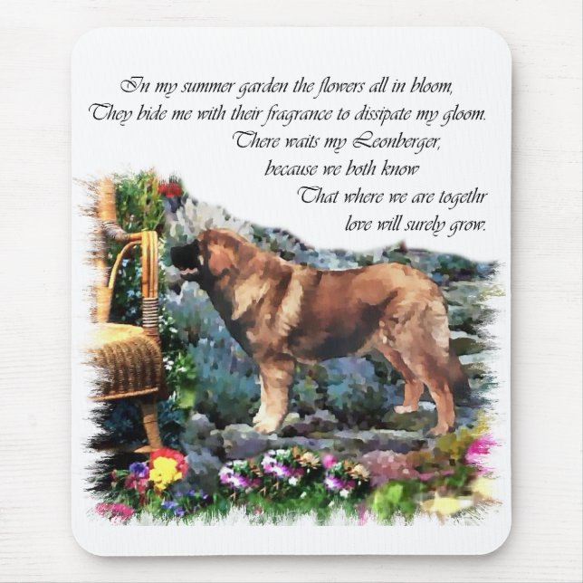 Leonberger Art Gifts Mouse Mat (Front)