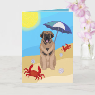 Leonberger Beach Postcard