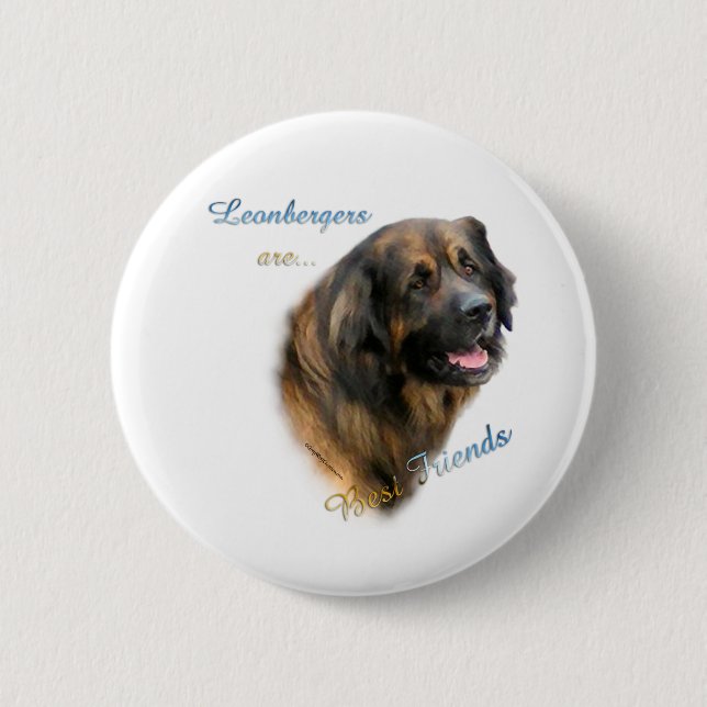 Leonberger Best Friend 2 - Button (Front)