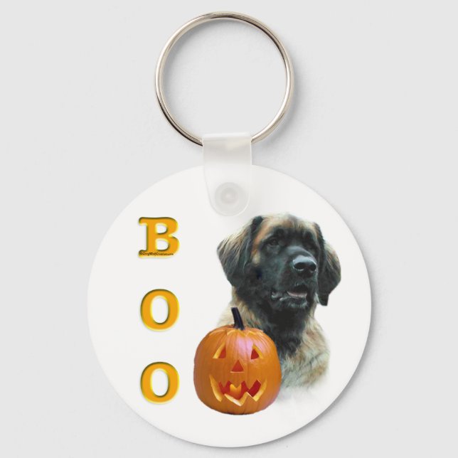 Leonberger Boo Keychain (Front)