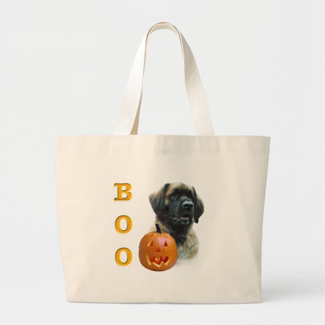 Leonberger Boo Large Tote Bag (Front)