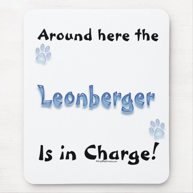 Leonberger Charge Mouse Mat (Front)