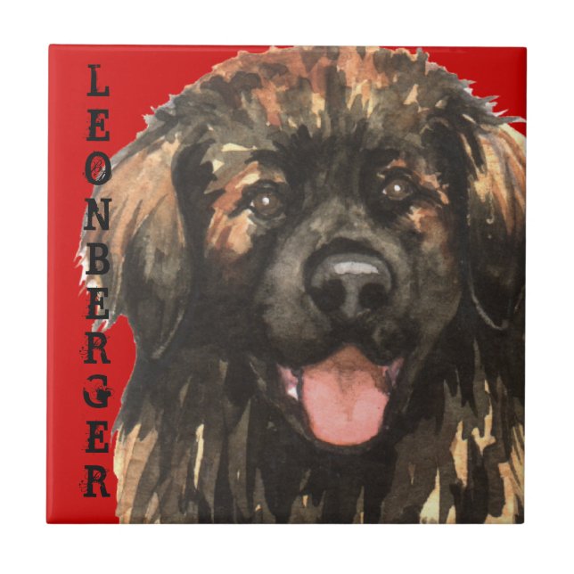 Leonberger Colour Block Tile (Front)