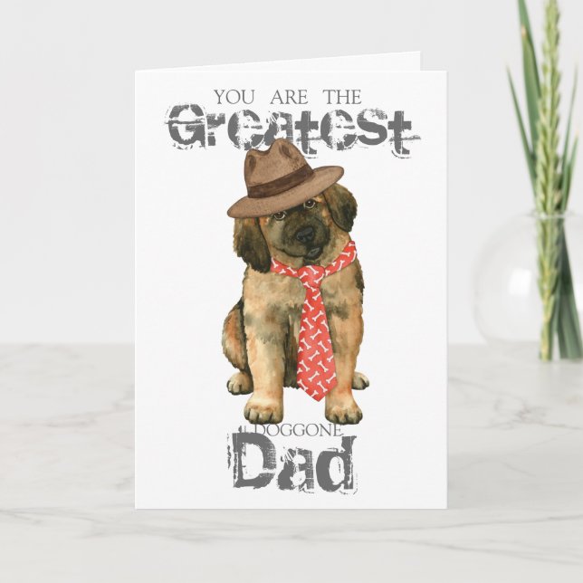 Leonberger Dad Card (Front)