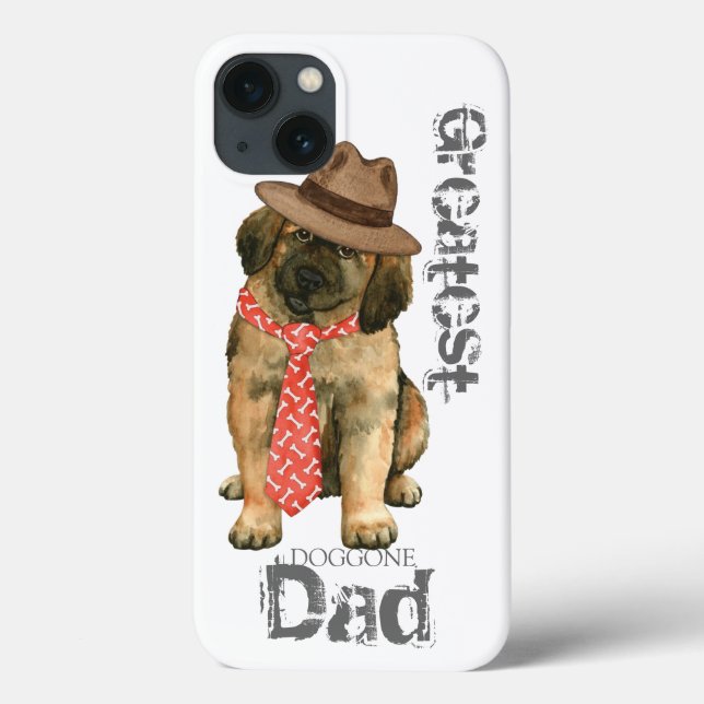 Leonberger Dad Case-Mate iPhone Case (Back)