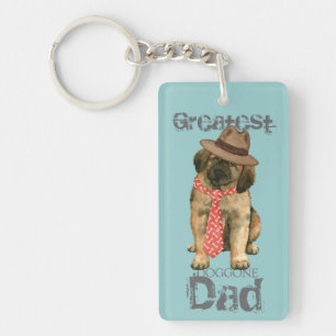 Leonberger Dad Key Ring