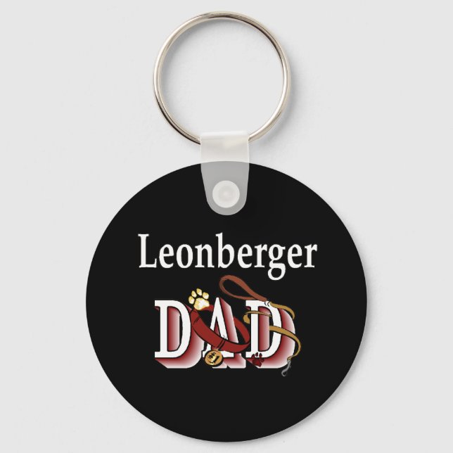 Leonberger DAD Keychain (Front)