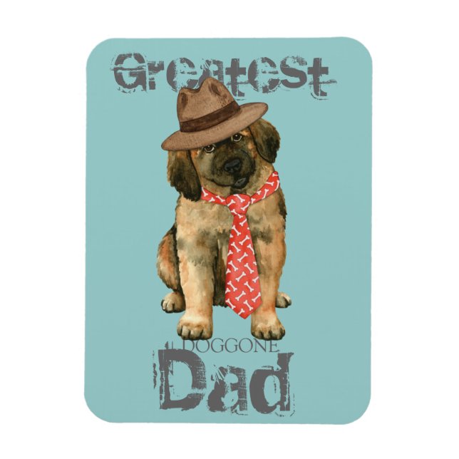 Leonberger Dad Magnet (Vertical)