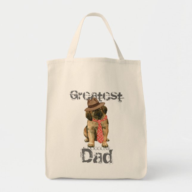 Leonberger Dad Tote Bag (Front)