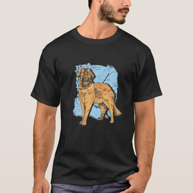 Leonberger Dog Breed Premium T-Shirt (Front)
