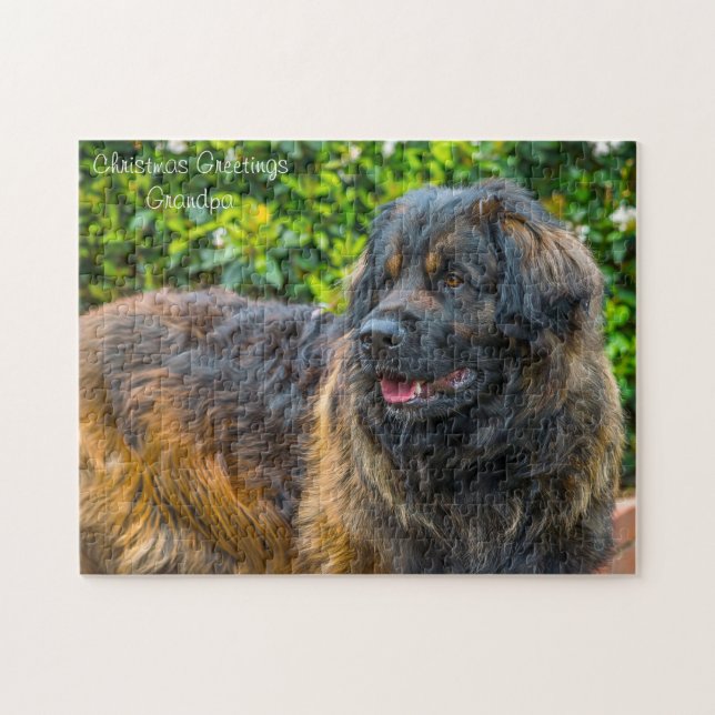 Leonberger Dog. Jigsaw Puzzle (Horizontal)