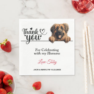 Leonberger Dog Paper Napkins