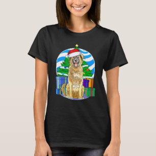 Leonberger Dog Santa Christmas Tree Decor T-Shirt