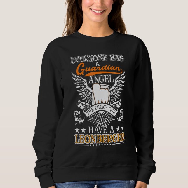 Leonberger Guardian Angel Sweatshirt (Front)