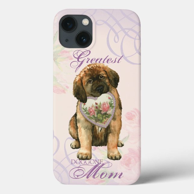 Leonberger Heart Mum Case-Mate iPhone Case (Back)