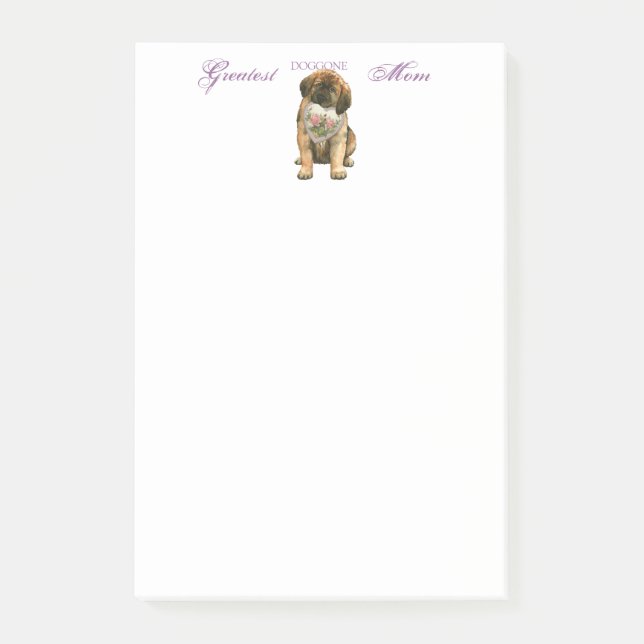 Leonberger Heart Mum Post-it Notes (Front)
