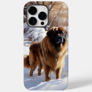 Leonberger Let It Snow Christmas Case-Mate iPhone 14 Pro Max Case