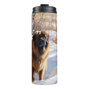 Leonberger Let It Snow Christmas Thermal Tumbler