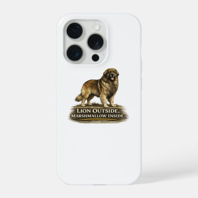 Leonberger – Lion Outside Marshmallow Inside iPhone Case (Back)