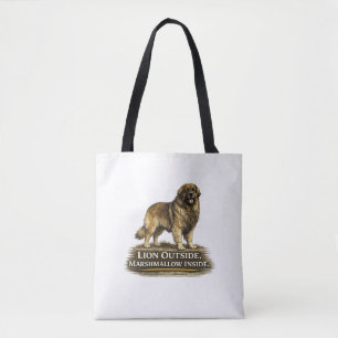Leonberger – Lion Outside Marshmallow Inside Tote Bag