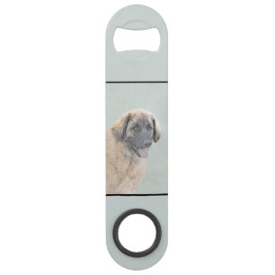 Leonberger Painting - Cute Original Dog Art