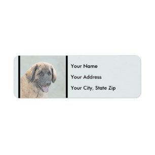 Leonberger Painting - Cute Original Dog Art