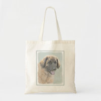 Leonberger Painting - Cute Original Dog Art