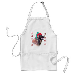 Leonberger Santa Paws Standard Apron