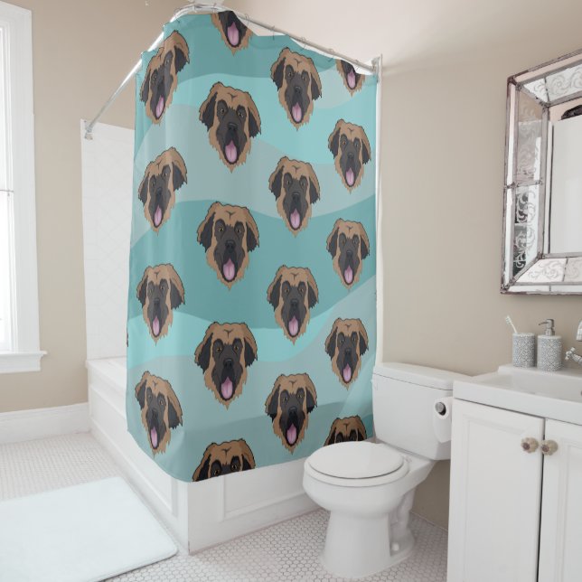  Leonberger  Shower Curtain (In Situ)