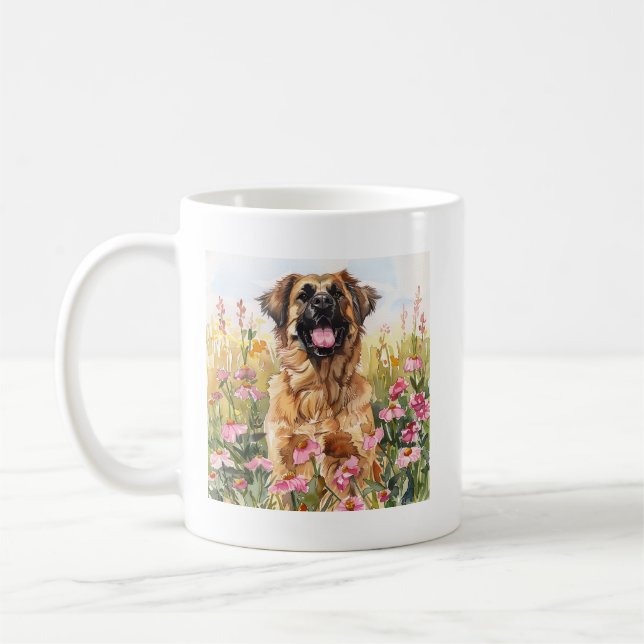 Leonberger Watercolor Mug (Left)