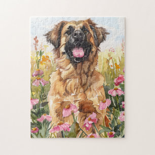 Leonberger Watercolor Puzzle