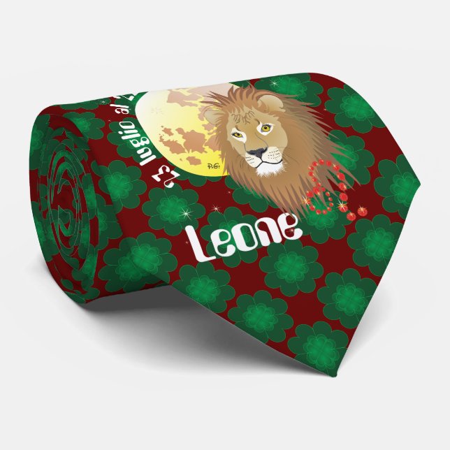 Leone 23 luglio al 22 agosto Cravatte Tie (Rolled)