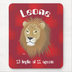 Leone 23 luglio al 22 agosto Tappetini per mouse Mat