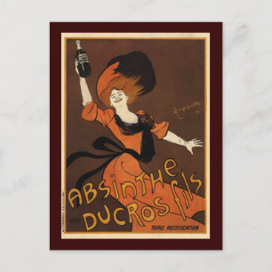 Leonetto Cappiello Absinthe Ducros Fils Postcard