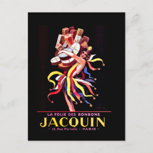 Leonetto Cappiello Jacquin Bonbon Advertising Postcard