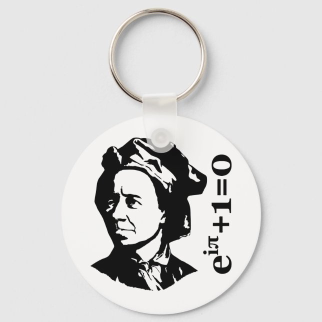 Leonhard Euler Key Ring (Front)