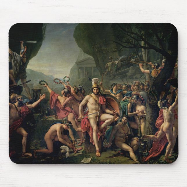 Leonidas at Thermopylae, 480 BC, 1814 Mouse Mat (Front)