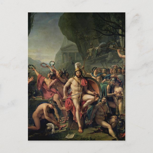 Leonidas at Thermopylae Postcard (Front)