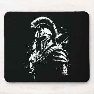 Leonidas Spartan Helmet Gym Sparta Workout Greek W Mouse Mat