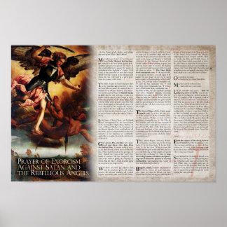 Leonine Prayer of Exorcism Poster