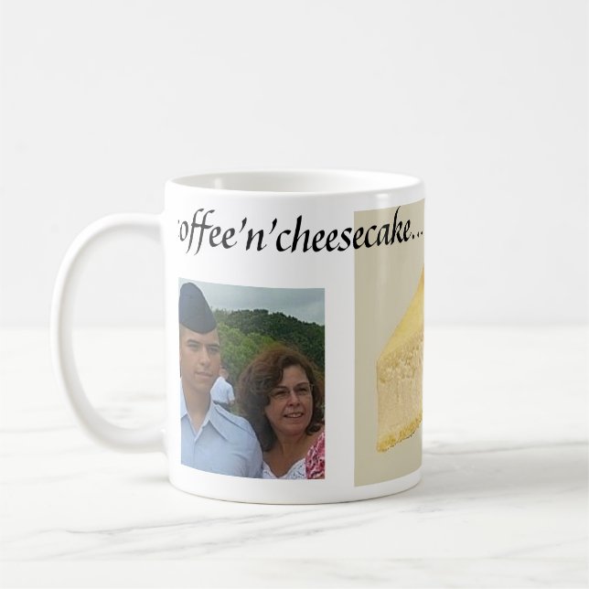 Leon's cheesecake club coffee mug (Left)