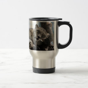 Leopard 002 travel mug
