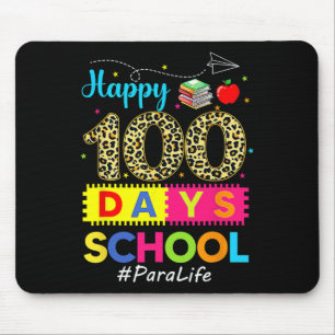 Leopard 100th Day Of School Para Life 100 Days Sma Mouse Mat