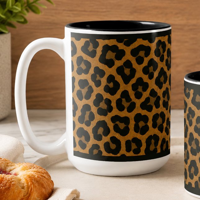 "LEOPARD" - 15 OZ. COFFEE MUG (15 OZ. "LEOPARD")