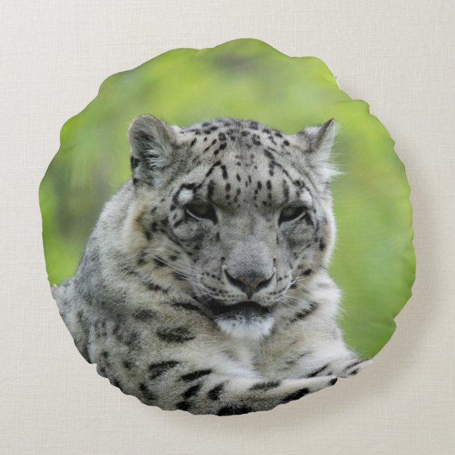 Leopard_2015_0310 Round Cushion (Back)